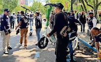 ¡Fuera! Realizan operativo para quitar scooters eléctricos de banquetas en la Cuauhtémoc