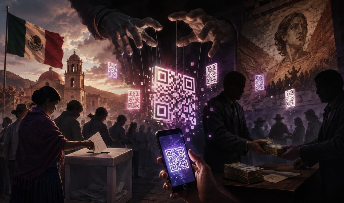 ¿Qué es el QR Gate? Morena acusa al PRI de comprar votos en Coahuila (Foto: Creada con IA)
