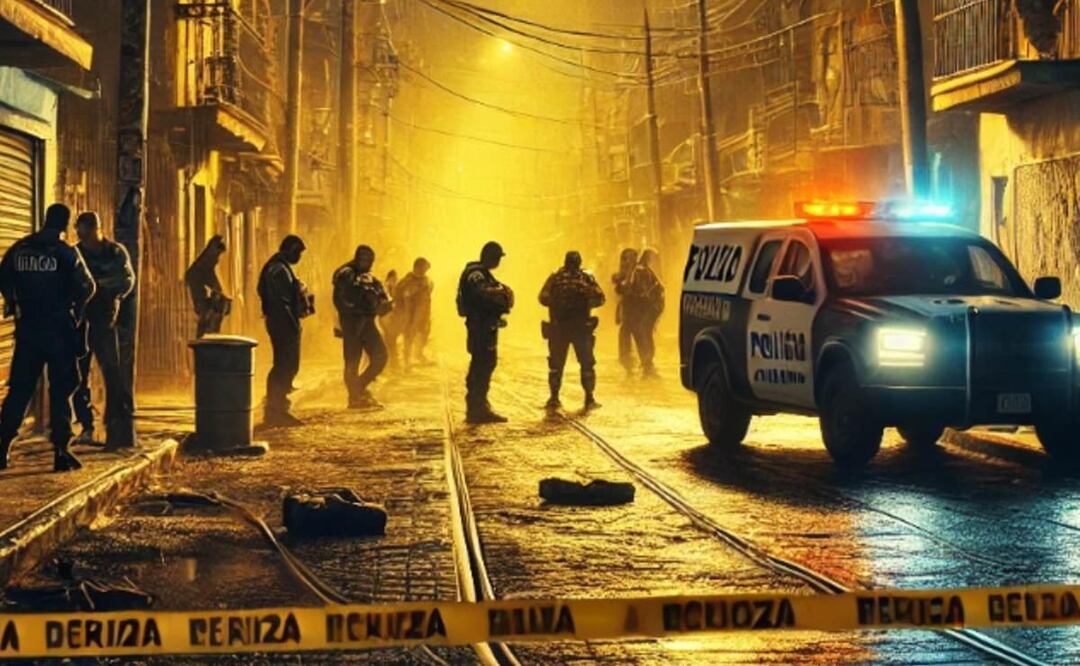 Homicidio en la Venustiano Carranza (Foto: Creada con IA)