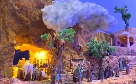 Montan nacimiento navideño de 280 metros cuadrados en Ecuador