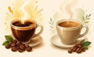 Beneficios y riesgos de tomar café: ¿Cuál prefieres Descafeinado o normal? 