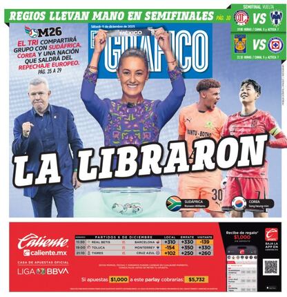 Imagen: Staff El Gráfico (Portada El Gráfico | Sábado 6 de diciembre 2025)