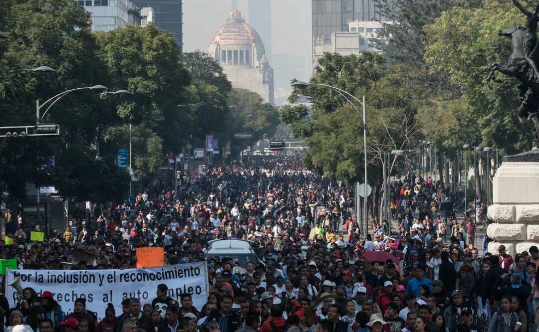 Manifestaciones hoy en CDMX (Foto: Cuartoscuro)