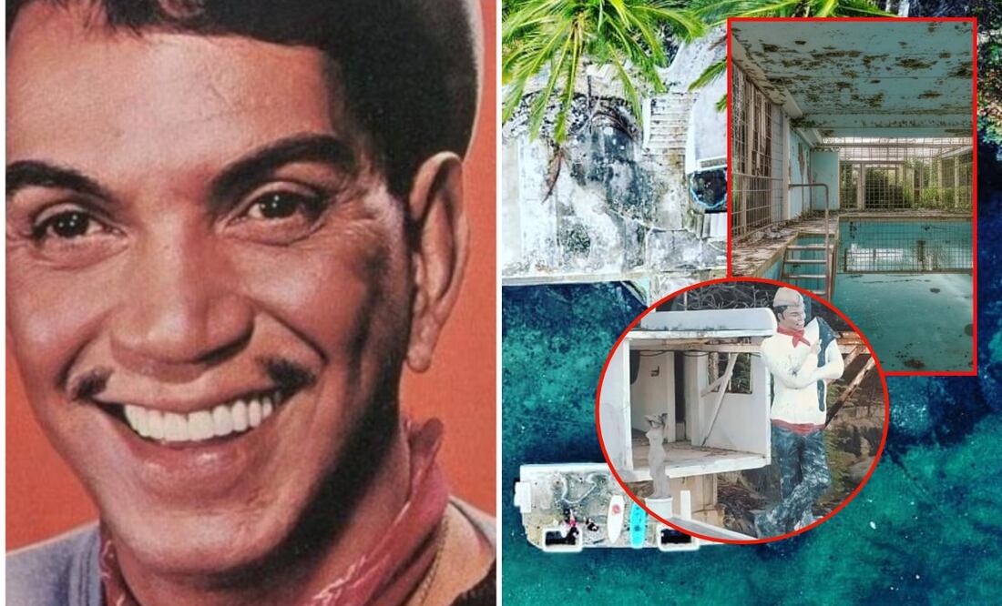 Cantinflas y su turbia obsesión: revelan imágenes de sirenas en su mansión de Acapulco