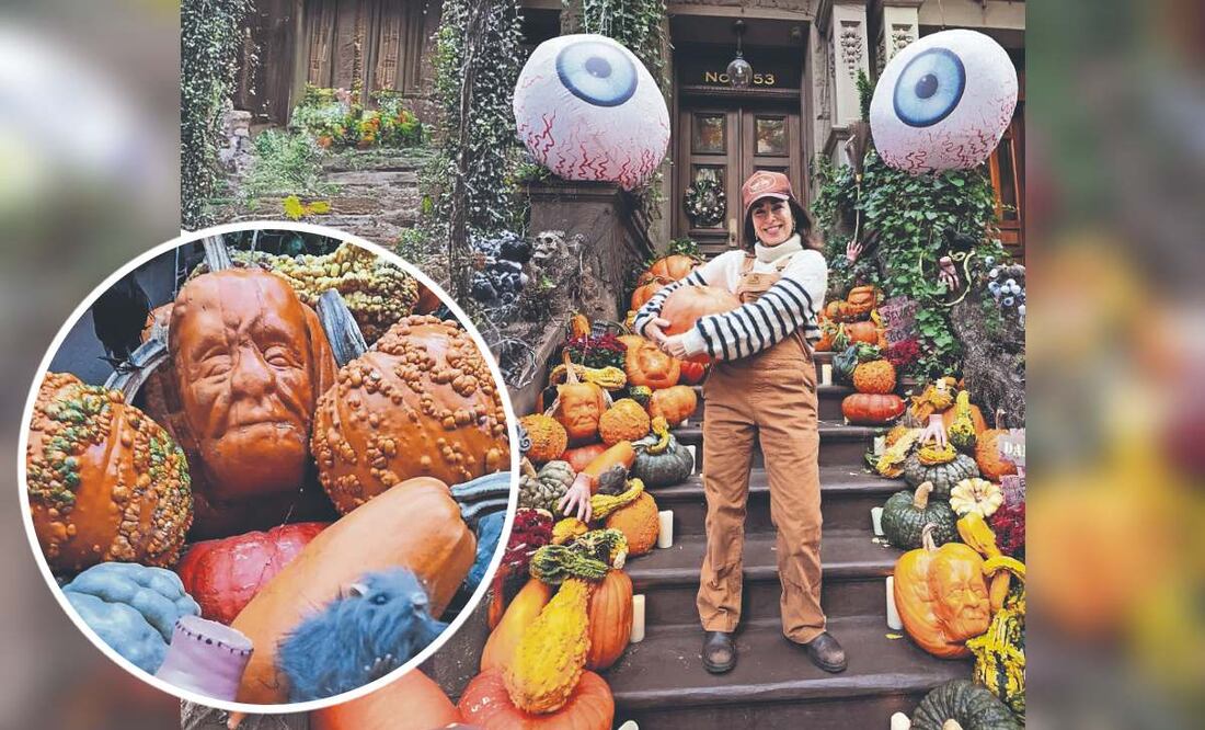 Foto: Especiales (Con 75 Mil pesos y 4,000 Calabazas: Así es la Decoración de Halloween que Paraliza a Nueva York)