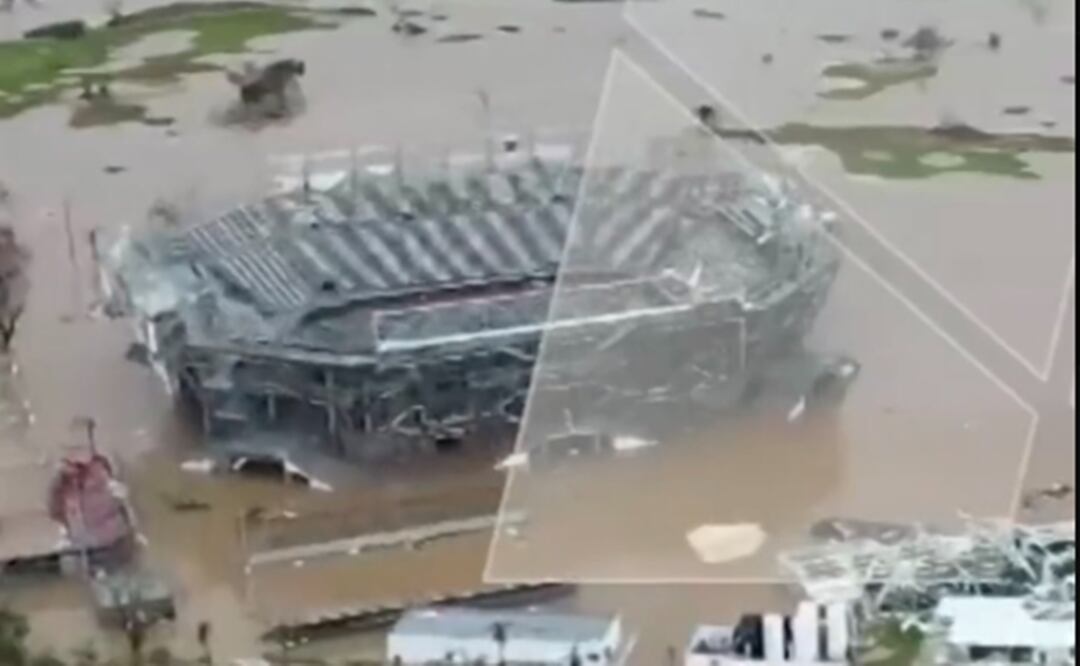 Sede del 'Abierto Mexicano de Tenis' termina en escombros por Huracán Otis