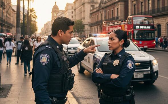 Policía rajó el cuello de su subordinada con un cúter por una discusión en CDMX