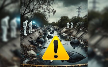 Macabro hallazgo en Ecatepec: Encuentran restos humanos en el Canal de Cartagena