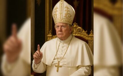 Imagen de Donald Trump vestido como el Papa provoca críticas de líderes católicos