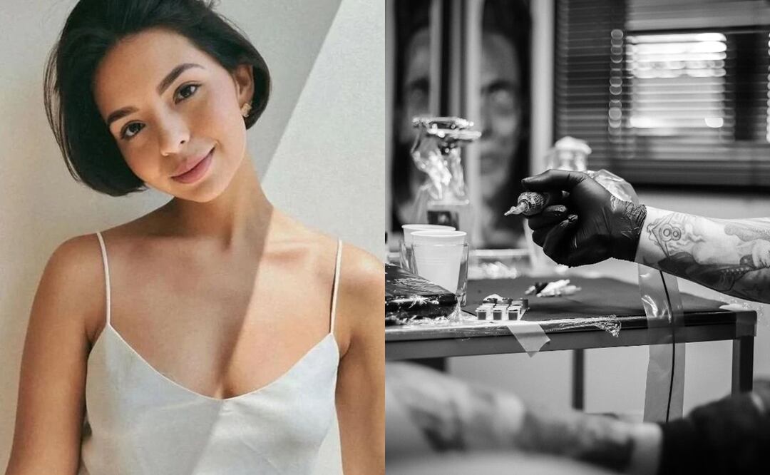 Tatuador de Ángela Aguilar confirma sospechas de fans, su diseño tiene relación con Nodal