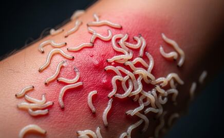 ¿Cómo el gusano barrenador puede afectar a los humanos y quiénes son los más propensos?