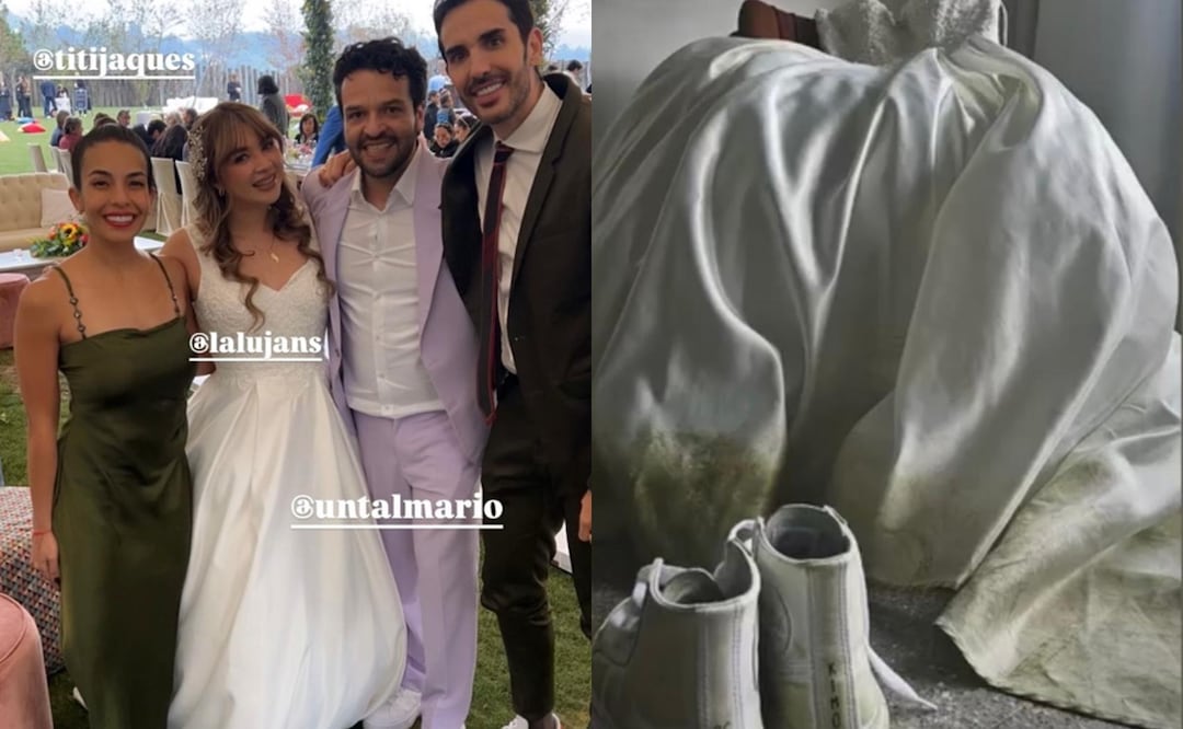 VIDEO: Conductora de “Venga la Alegría” queda atorada en boda de Daniela Luján, así ocurrió