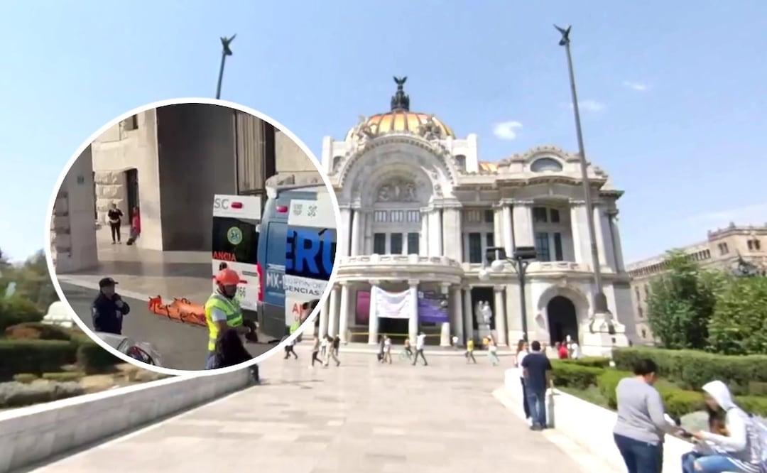 Foto: Redes sociales y Google Maps (¿Qué se sabe del accidente en el foso del Palacio de Bellas Artes?)