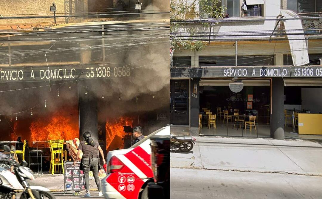 Incendio espantó el hambre en una taquería de la Benito Juárez
