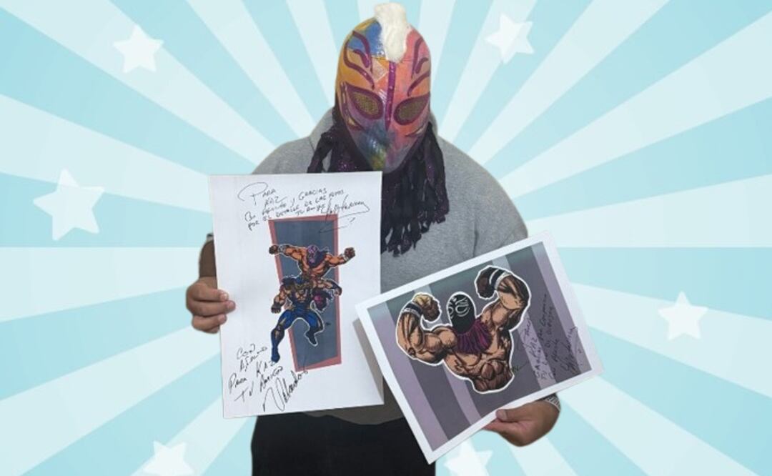 Ilustraciones de Lucha Libre. Foto: (Especial)