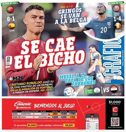Portada El Gráfico | Martes 7 de Julio de 2026