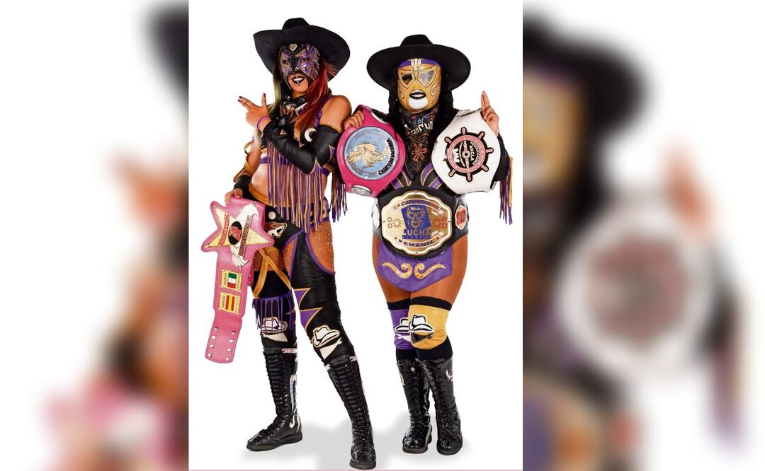 Diosa Nix e India Mazahua pertenecen a la única cuarteta de la lucha libre femenil