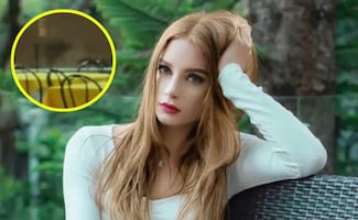 VIDEO: Terrorífica sombra se le aparece a Imelda Tuñón en plena entrevista y genera especulaciones
