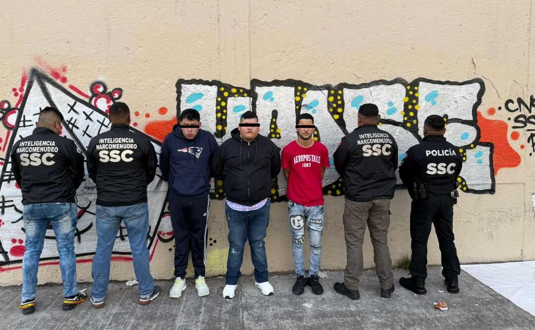Policías de la CDMX detienen a 3 miembros de la Unión Tepito tras balacera
