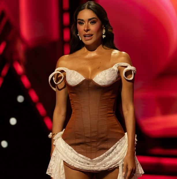 Galilea Montijo impacta con provocativo look en la gala de nominación de LCDLFMX4. Foto: (Redes Sociales)
