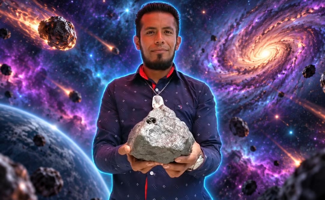 Meteoritos en plena CDMX: El insólito tesoro espacial que está a la venta cerca de Bellas Artes (Foto: Luis Alcántar / Composición Staff El Gráfico)