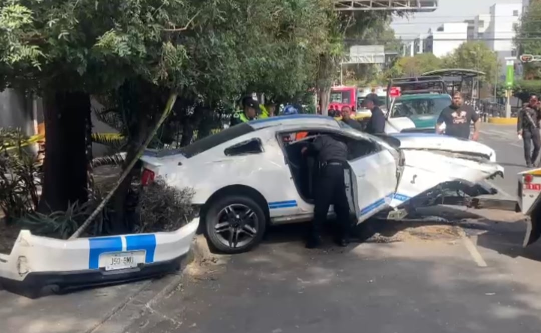 Accidente en la Narvarte (Foto: Especial)