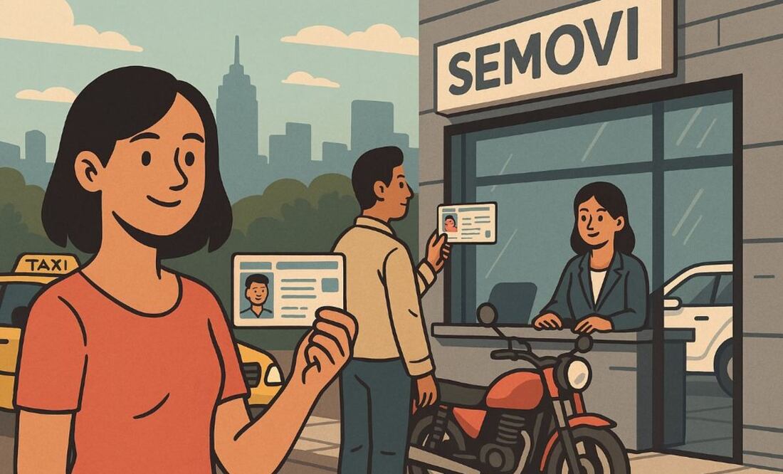 Tipos de licencias de conducir en la CDMX. Foto: (IA)