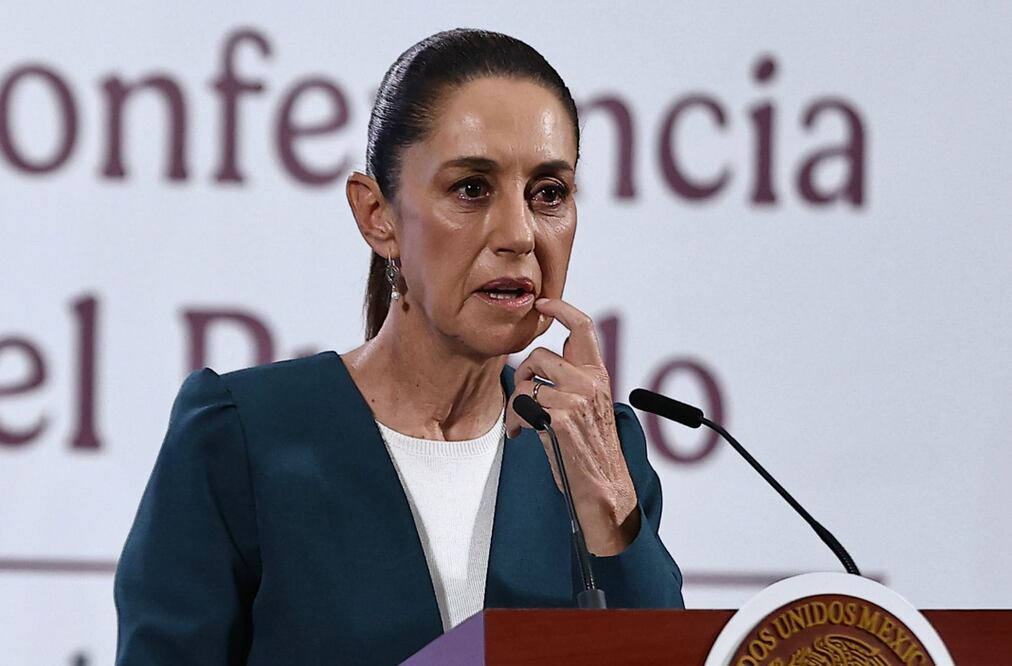 Claudia Sheinbaum en La Mañanera (Foto: Berenice Fregoso)