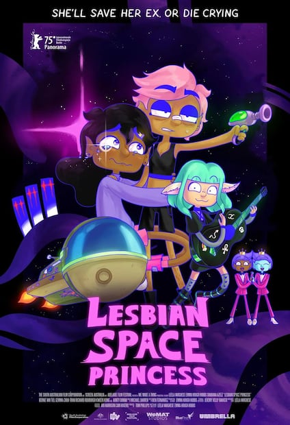 Poster Lesbian Space Princess (Vía: Redes)