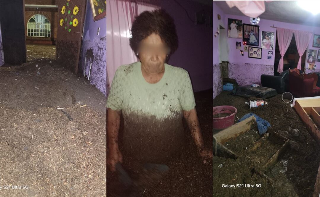 Se desbordó la presa Las Cruces en Ecatepec y vecinos lo perdieron todo entre lodo y basura