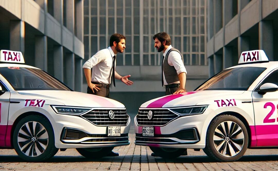 Chaparrito le quita lo bravucón a taxista de la CDMX tras pelea por pasaje