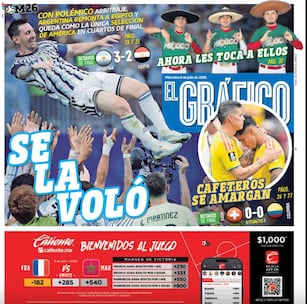 Portada El Gráfico | Miércoles 8 de Julio de 2026