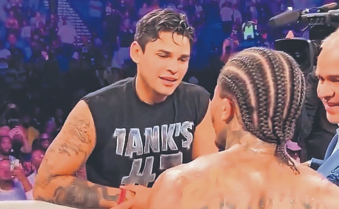 Ryan García armó un alboroto en la pelea de Gervonta Davis ¿qué ocurrió?