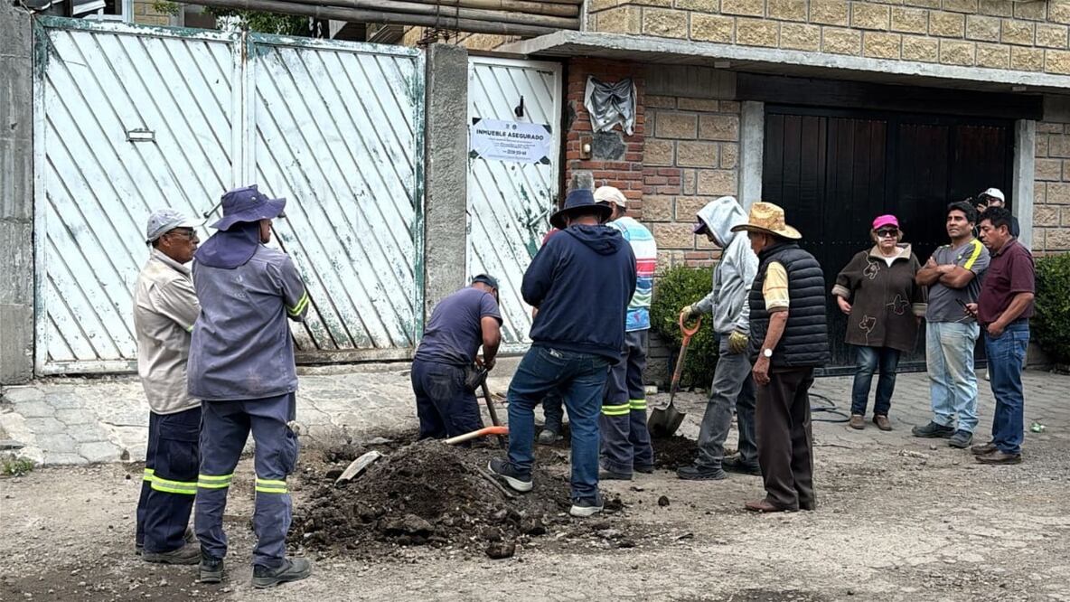 Encuentran tomas clandestinas de agua potable en Ocoyoacac. Foto: (Especial)