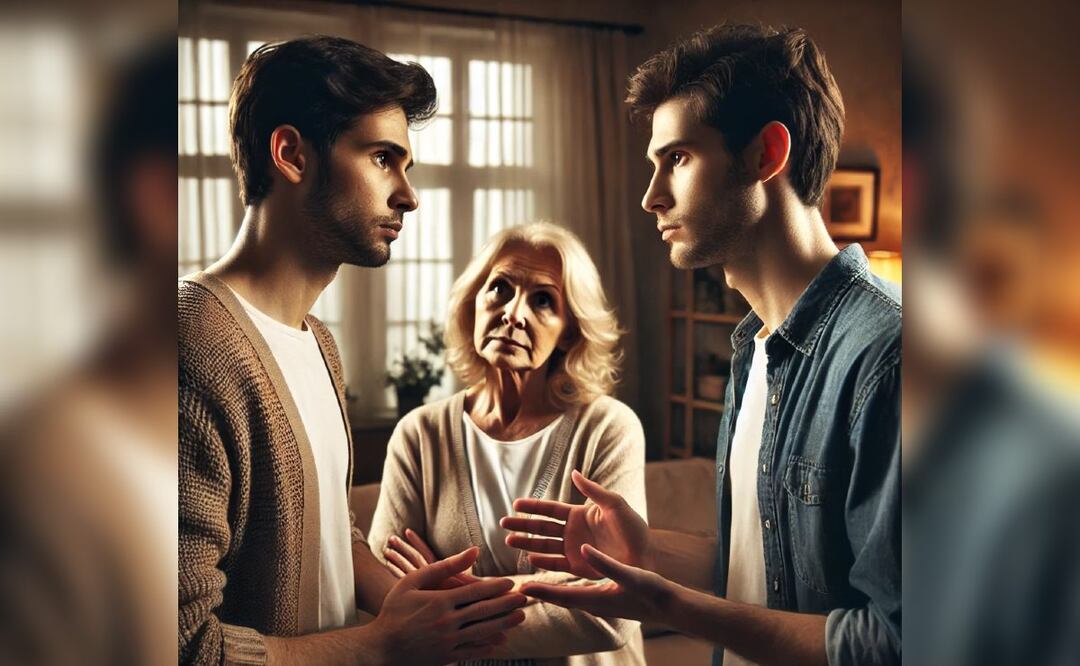 Hombre pide apoyo a su hermano para manutención de su madre y llegan hasta el Centro de Justicia