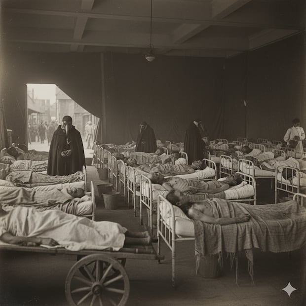 Imagen ilustrativa: IA (Peste negra)