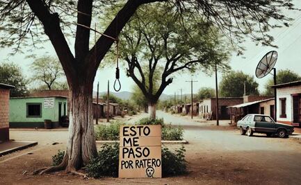 Colgado y golpeado: vecinos someten a presunto ladrón en Tizayuca