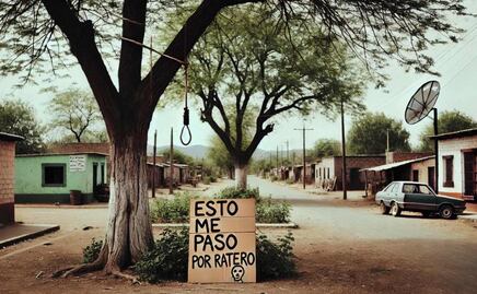 Colgado y golpeado: vecinos someten a presunto ladrón en Tizayuca