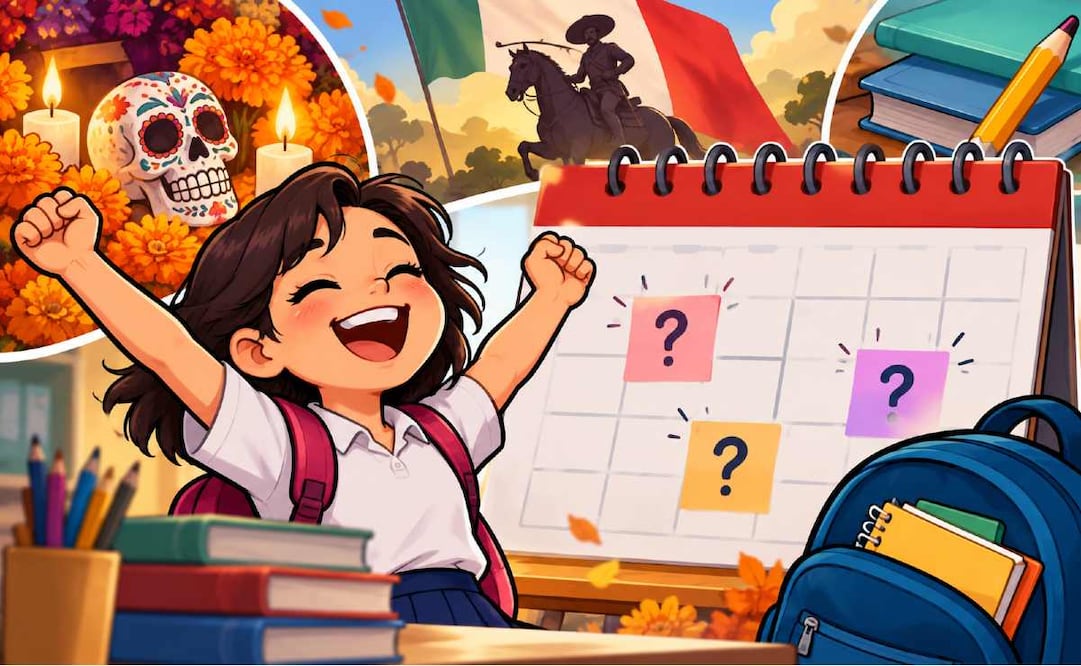 ¿Qué días de noviembre no habrá clases?. Foto: (IA)