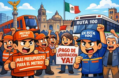 Empleados del Metro CDMX y ex Ruta 100 anuncian manifestaciones hoy