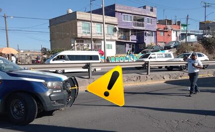 Adulto mayor es arrollado y pierde la vida cerca de una base de transporte en Naucalpan