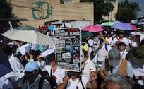 Trabajadores del IMSS convocan a nueva megamarcha para este miércoles: Horario y zonas afectadas