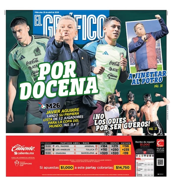 Portada El Gráfico | Miércoles 29 de abril de 2026