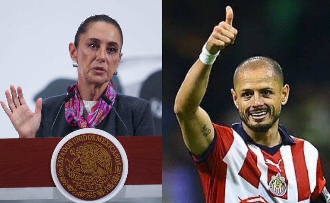 Claudia Sheinbaum contra Chicharito. Foto: (Cuartoscuro)