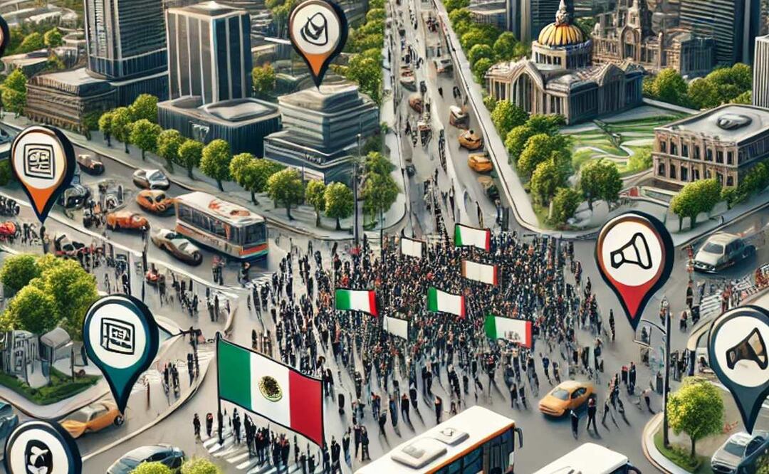 Protestas y movilizaciones hoy 23 de octubre en CDMX: Zonas y horarios clave