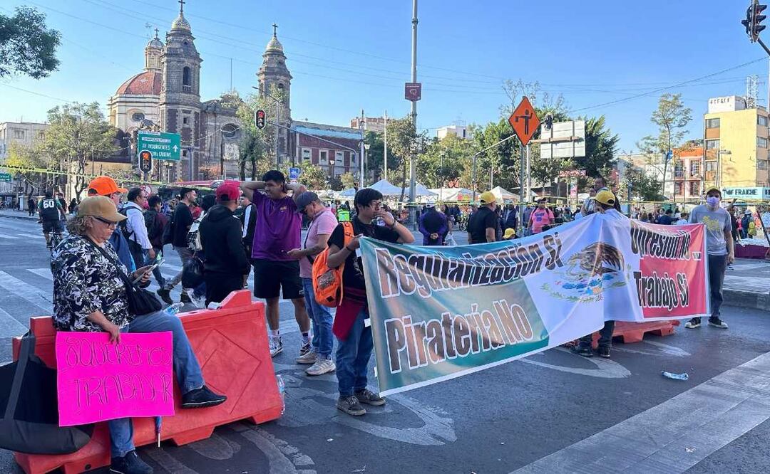 Izazaga 89: el 80% de los locatarios del lugar son mexicanos afirman protestantes