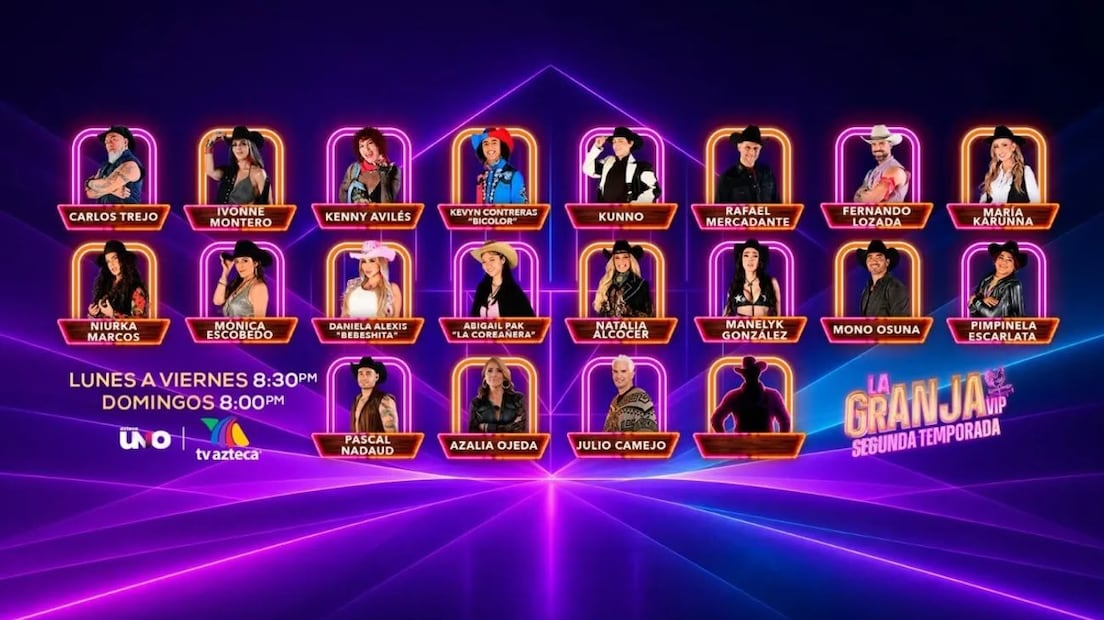 Participantes de La Granja VIP (Vía: X)