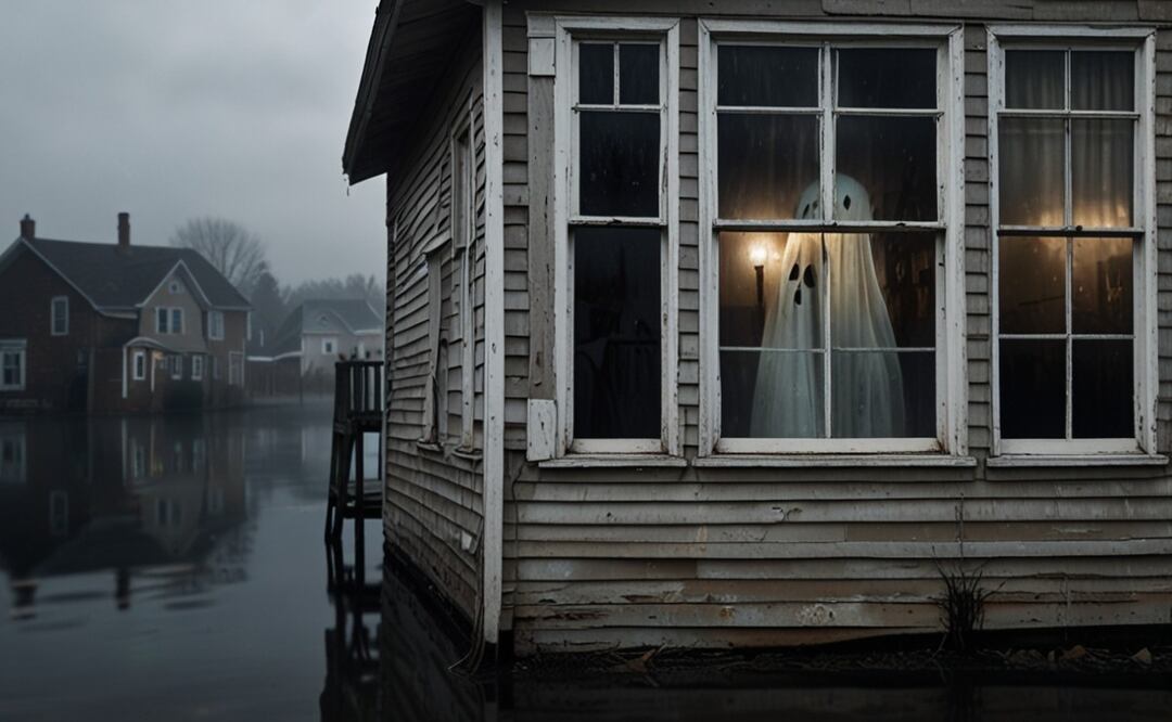 ¡Espeluznante! Captan en video a novia fantasma, tras mortal paso de John por Acapulco