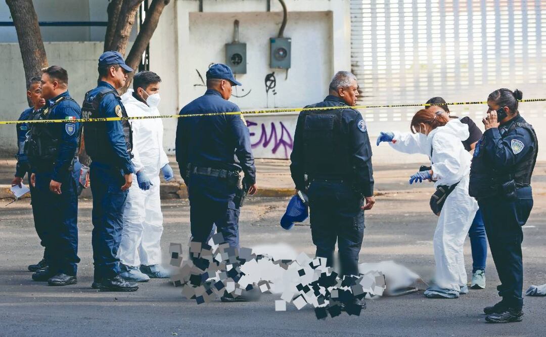 Atropellado en Miguel Ángel de Quevedo. Foto: (Axel Sánchez. El Gráfico)