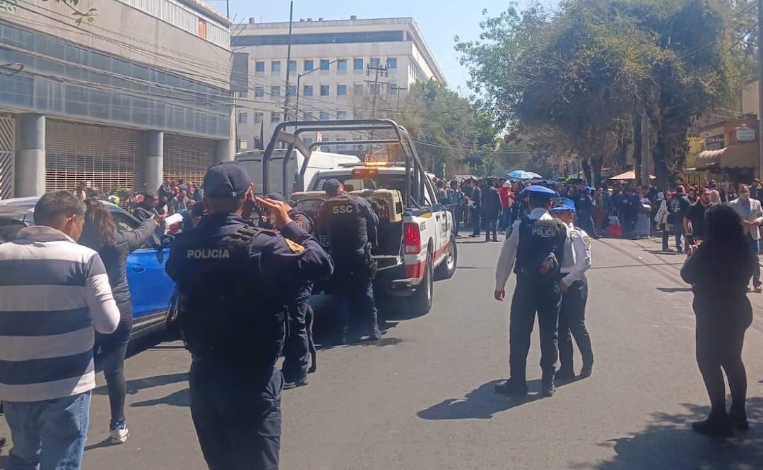 Alerta por presunta amenaza de bomba en juzgados de la colonia Doctores moviliza a autoridades. Foto: (X: Alessandra Rojo de la Vega)